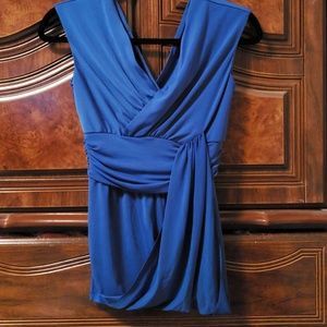 Boston Proper Ruched & Draped Top Blouse XXS NWT